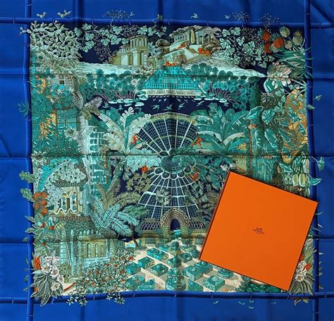 hermes jardin d'hiver scarf|Jardins d'Hiver Hermes Scarf by Annie Faivre – Chic .